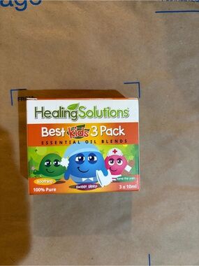 Best Kids 3 Pack Essential Oil Blends - Orange/Green/Blue